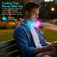 thumbnail image 6 of BreezeBuddy Portable Wearable Neck Fan, Hands-Free USB-C Rechargeable, White, 6 of 6