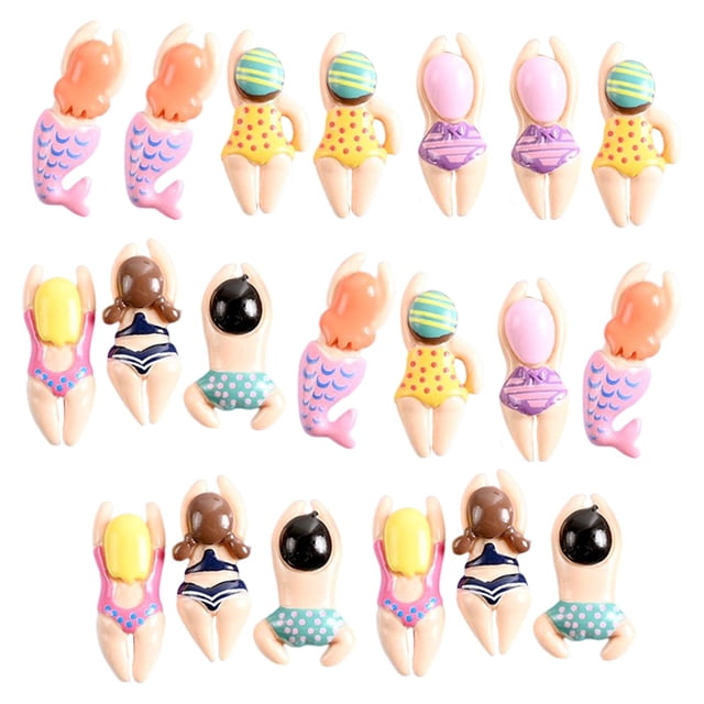 20x cabujones DIY funda de teléfono botón Kawaii adorno de resina Flatback para el centro de lazo para el cabello artesanía Scaft fabricación de joyas Sunnimix Resina Flatback