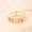 Golden, variant on Womens Electroplated Copper Ring With Rainbow Design And Gold Tone Fashion Jewelry Gift For Her Everyday Style