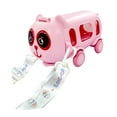 thumbnail image 3 of Botella de agua para niños con pajita, portátil, bonita, con correa, para taza de agua Rosa, 3 of 9