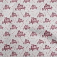 thumbnail image 1 of oneOone Velvet Maroon Fabric Text Sewing Material Print Fabric By The Yard 58 Inch Wide, 1 of 5