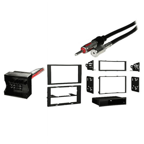 Fits Ford Transit Connect 2012 Multi-DIN Harness Radio Install Dash Kit
