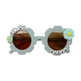 thumbnail image 4 of Shetay 1 Pair Kids Sunglasses, Cute Round Flower Sunglasses Groovy Party Favors for Toddler Girls Boys Beach Party, Aged 3-10 ,Ideal Gifts for Children, 4 of 6