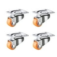 thumbnail image 1 of 4Pcs Mini Caster 0.5 Inch Low Profile Rubber Tiny Swivel Casters, For Small Appliances, Furniture, Toy Cart Storage Boxes ,Reliable, 1 of 5