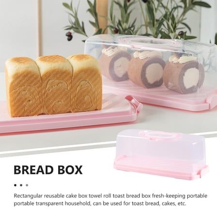 Raindrops Plastic Bread Keeper Container for Homemade Bread - , Airtight, 1 Piece Storage Solution