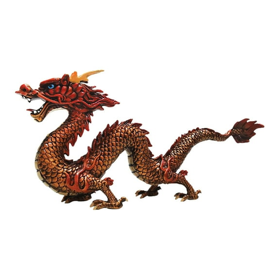 Kripyery Dragon Model Fine Workmanship Ornament Trendy Chinese Feng Shui Dragon Statue for Home Decor