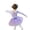 Purple Long-Sleeved Shirt + Sequined Skirt, variant on Ballet Leotards for Girls Long Sleeve Leotard Glitter Tutu Skirt Cute Ballet Practice Set 3-11Y