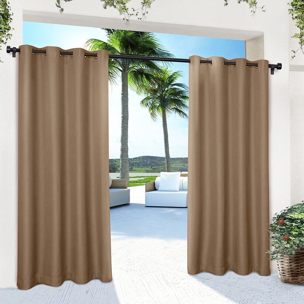 Outdoor Curtains for Patio Waterproof Blackout Curtains for Porch