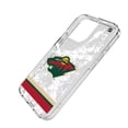 thumbnail image 2 of Minnesota Wild iPhone Stripe Clear Ice Case, 2 of 7
