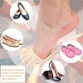 thumbnail image 3 of Toe Topper Socks for Women No Show Five Finger Half Palm Socks Non-Slip for High Heels, Relieve Pain Blister, 3 of 6