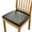 Black, variant on Waterproof Chair Seat Covers Stretch, PU Leather Dining Chair Cover Removable Washable Dining Chair Protector for Dinning Room
