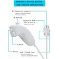 thumbnail image 3 of Lot de 2 Manette Sans Fil et Nunchuck pour console Wii et Wii U - WELLNGS, 3 of 5