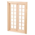 thumbnail image 4 of 1Pc Bricolage Modèle de Porte Ornement en Bois Mini Meubles Ornement Photo Prop, 4 of 9