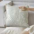 thumbnail image 5 of Tunhigl Premium Chenille Sofa Pillow Covers, Living Room Decorative Cushion Covers for Sofa, Bed, and Window Scenes - Pillow Not Included Gray, 5 of 7
