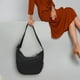 thumbnail image 4 of Women’s Nylon Shoulder Tote Bag | Large Capacity Commuter Handbag | Korean Style Crescent Crossbody | Casual Versatile Fashion Armpit Purse | 1-Pack | Durable Composite Fabric, 4 of 5