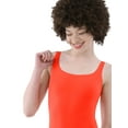 thumbnail image 5 of No Boundaries Women's Scoop Neck Tank Top Bodysuit, Women’s Sizes XS-3XL, 5 of 5
