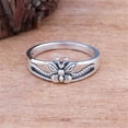 thumbnail image 6 of YYKihy Fashion Lady Beautiful Butterflies 925 Thai Silver Butterflies Ring Bridal Wedding Jewelry, 6 of 9