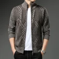 thumbnail image 5 of Cárdigan de punto con bolsillos para hombre, abrigos de manga larga, ropa popular coreana, suéter para hombre, corte holgado, ropa de calle original informal, 5 of 5