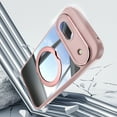 thumbnail image 5 of Case for Google Pixel 8A Case Ring Holder Kickstand Built-in Camera Lens Protector Anti-Scratch Shockproof Dustproof Protection Rugged Phone Case Cover for Google Pixel 8A, Pink, 5 of 6