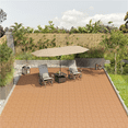thumbnail image 3 of Yaheetech Set of 27 Interlocking Wood Flooring Tiles for Garden, Wood, 3 of 8