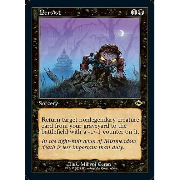 MtG Modern Horizons 2 Rare Persist (Retro Frame) #400