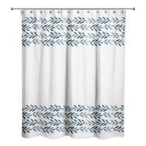 Creative Products Navy Vine Border 71x74 Shower Curtain