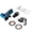 Blue - 1 Battery, variant on Geevorks 12V Cordless Mini Angle Grinder 19500rpm Electric Grinding Tool Multifunctional Handheld Cutter for Wood Stone Steel Ceramic Tile with 2 Batteries EU Plug Blue (8.50 inches / 21.6 cm)