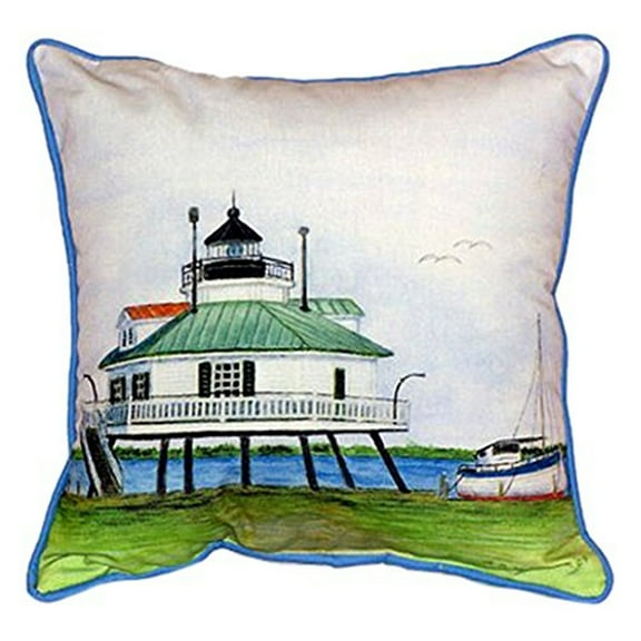 Hopper Strait Lighthouse Large Indoor/Outdoor Pillow 16x20