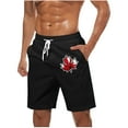 thumbnail image 1 of Pantalones Cortos Casuales para Hombre Imprimir con Bolsillos Pantalones de Playa de Cintura Elástica, Pantalones Cortos de Cintura Elástica para Hombre, 1 of 5