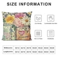 thumbnail image 5 of BANET Spring Decorations - Spring Pillow Covers , Spring Farmhouse Throw Pillow Cover Garden Cushion Case for Home Decor White, 5 of 5