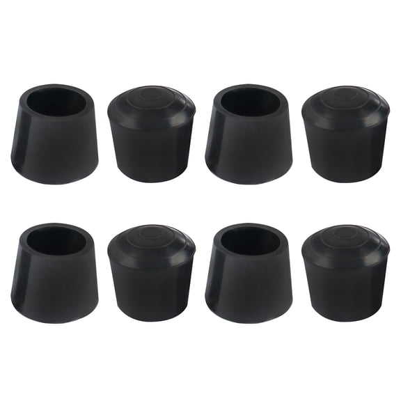 Unique Bargains 8 Pcs Chair Leg Tips Caps 0.79'' Rubber Furniture Table Feet Cover Floor Protector