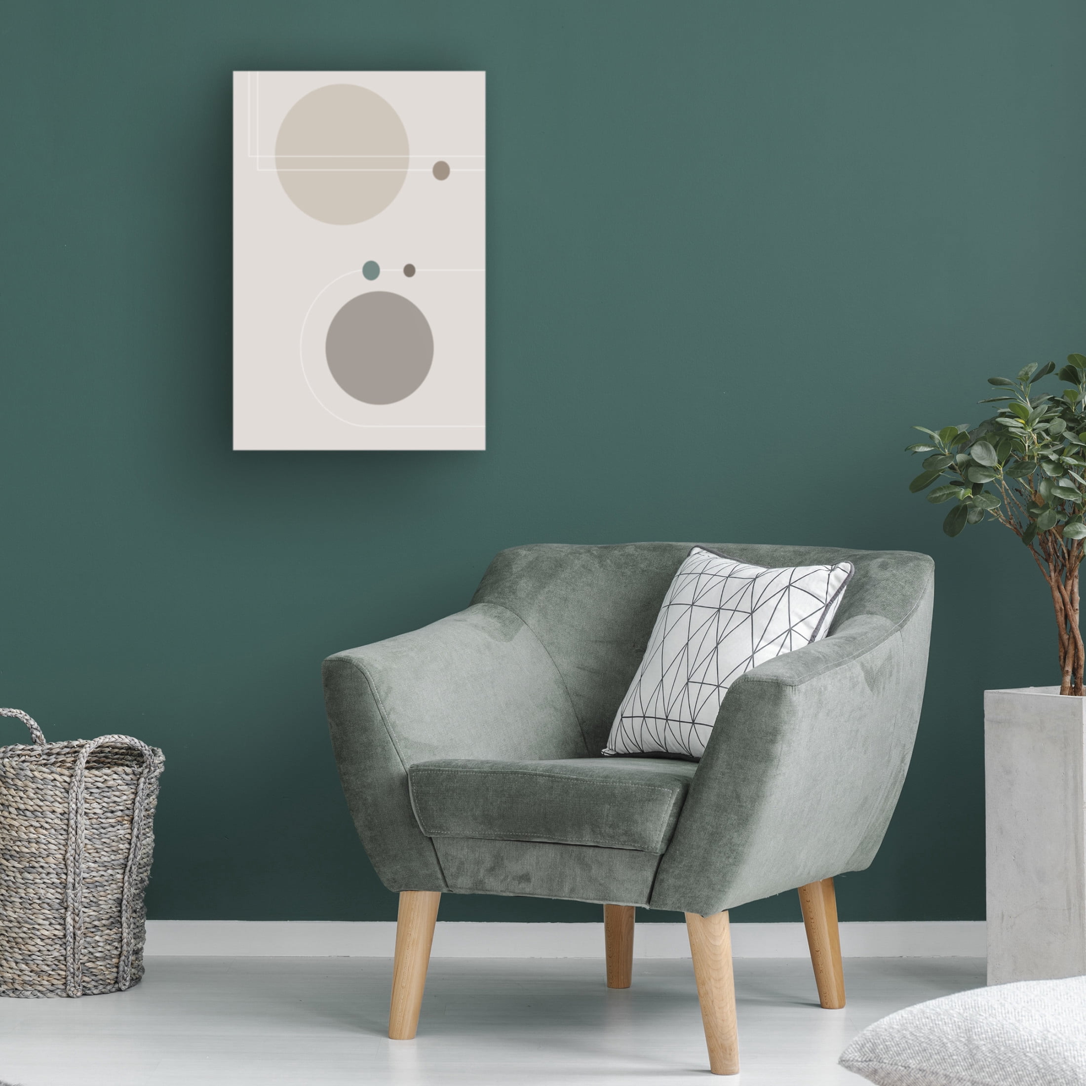 Canvas Wall Art - Pictufy Studio Ii 'Space Orbit 02' Wall Art for Living Room, Bedroom, or Office Décor by Trademark Fine Art - 22 x 32 Inches