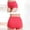 Watermelon Red, variant on TANGNADE Panties for Women Plus Size Women's Pure Cotton High Waist Can Be Used Postpartum Tummy Lifting And Hip Large Embossed . Underwear Purple