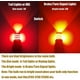 thumbnail image 3 of Bombilla LED 3157 3156 3056 3057 de brillo dual ultrabrillante y de bajo consumo con proyector, luces traseras y de freno reemplazables, rojo brillante, 3 of 4