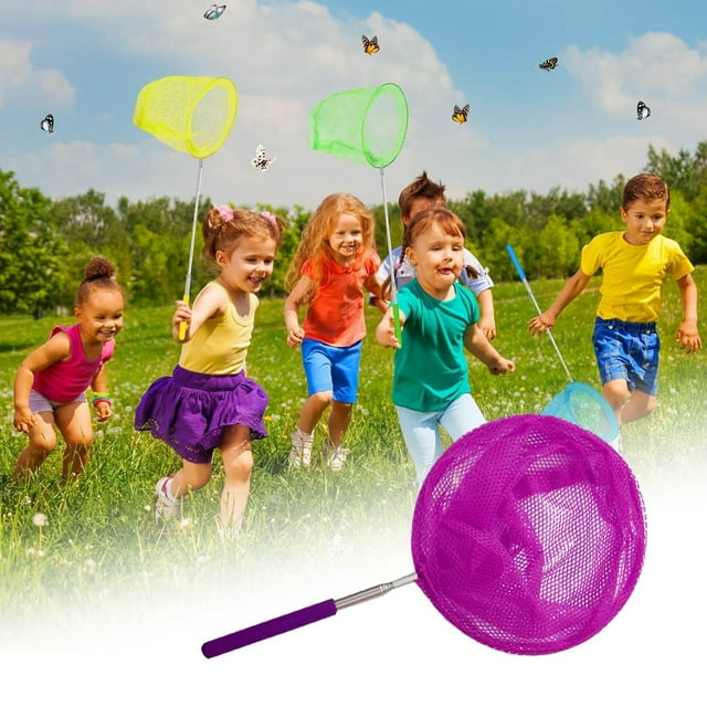 Filet de Pêche Télescopique en Acier Inoxydable Filet Filet Jouet pour Enfants Filet de Pêche Filet de Poche Jouet d'Extérieur Filet à Riz Filet en Maille pour Oiseaux Quincaillerie Filet Filet Robuste Filet de Jardin