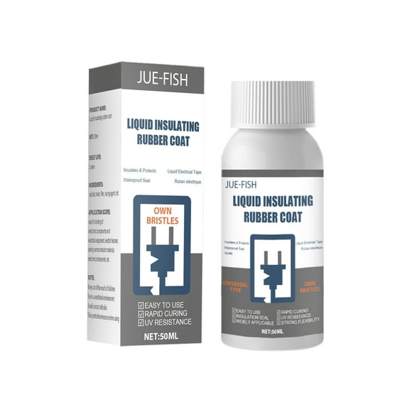 Xihbxyly Coloide Aislante de Alta Temperatura, Sellador Líquido Ignífugo, Impermeable y Resistente a Los Rayos Uv, Fuerte Adhesión para Grietas y Huecos, Uso En Interiores y Exteriores, Tamaño 8 X 3