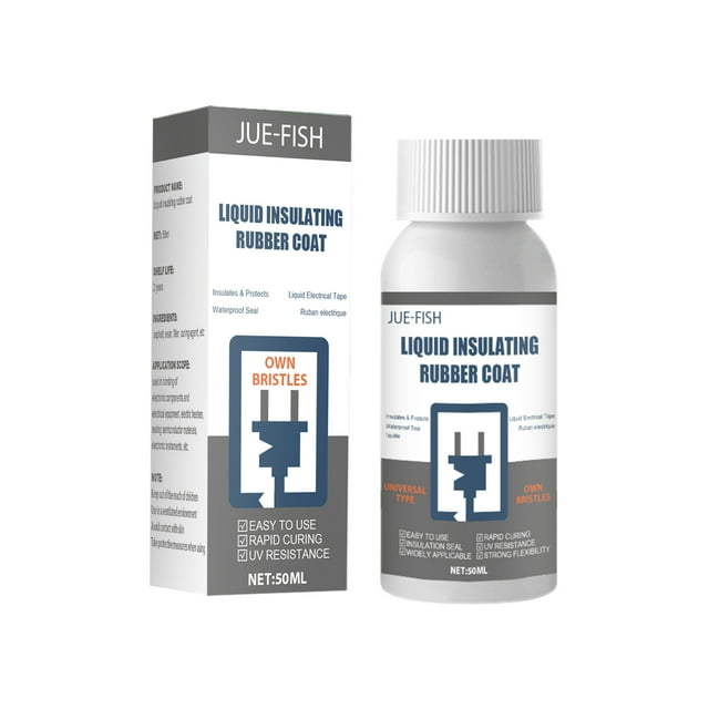 Xihbxyly Coloide Aislante de Alta Temperatura, Sellador Líquido Ignífugo, Impermeable y Resistente a Los Rayos Uv, Fuerte Adhesión para Grietas y Huecos, Uso En Interiores y Exteriores, Tamaño 8 X 3