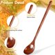 thumbnail image 4 of Cuchara mezcladora de madera con mango largo, utensilios de cocina antiadherentes, cucharas de madera para revolver, mezclar y hervir, 4 of 6
