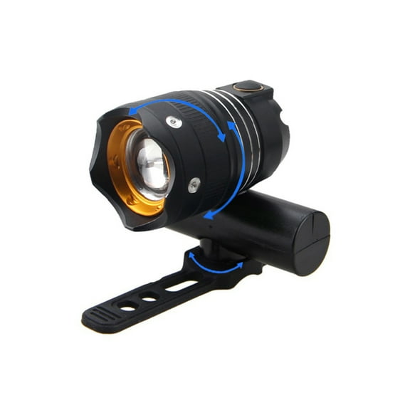 iEpiclime Bicycle lights, Black, Powerful USB Rechargeable Bicycle Headlight, Waterproof