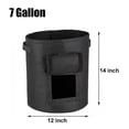 thumbnail image 2 of Sinhoon 7gal Potato Growing Bags with Handles, Reusable Vegetable Planter Growing Pots, Perfect for Home Garden Patio Backyard Plant Growing, 2 of 8