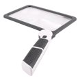 thumbnail image 2 of Full-Page 5X Magnifying Glass for Reading, Folding Lighted Magnifier with 48 LED Lights, Rectangular, 2 of 5