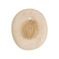 thumbnail image 4 of Gustave Straw Cowboy Hat for Men Women Western Cowgirl Sun Hat Shapeable Wide Brim Hollow Out Summer Beach Hat with Decorative Band - Khaki, 4 of 7