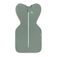 thumbnail image 3 of Love to Dream Swaddle Up Baby Sleep Sack, Arms Up Design, Sleep Nearly 2x Longer, Twin Zipper, Cotton, Medium 13-19 lbs, 1.0 TOG, Deep Olive, 3 of 13