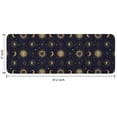 thumbnail image 7 of Dark Blue Celestial Body Pattern Kitchen Rug Mat,Kitchen Runner Rugs Non Skid Washable,Decorative Kitchen Floor Mats for Kitchen,Sink,Laundry,17"x47.2", 7 of 7