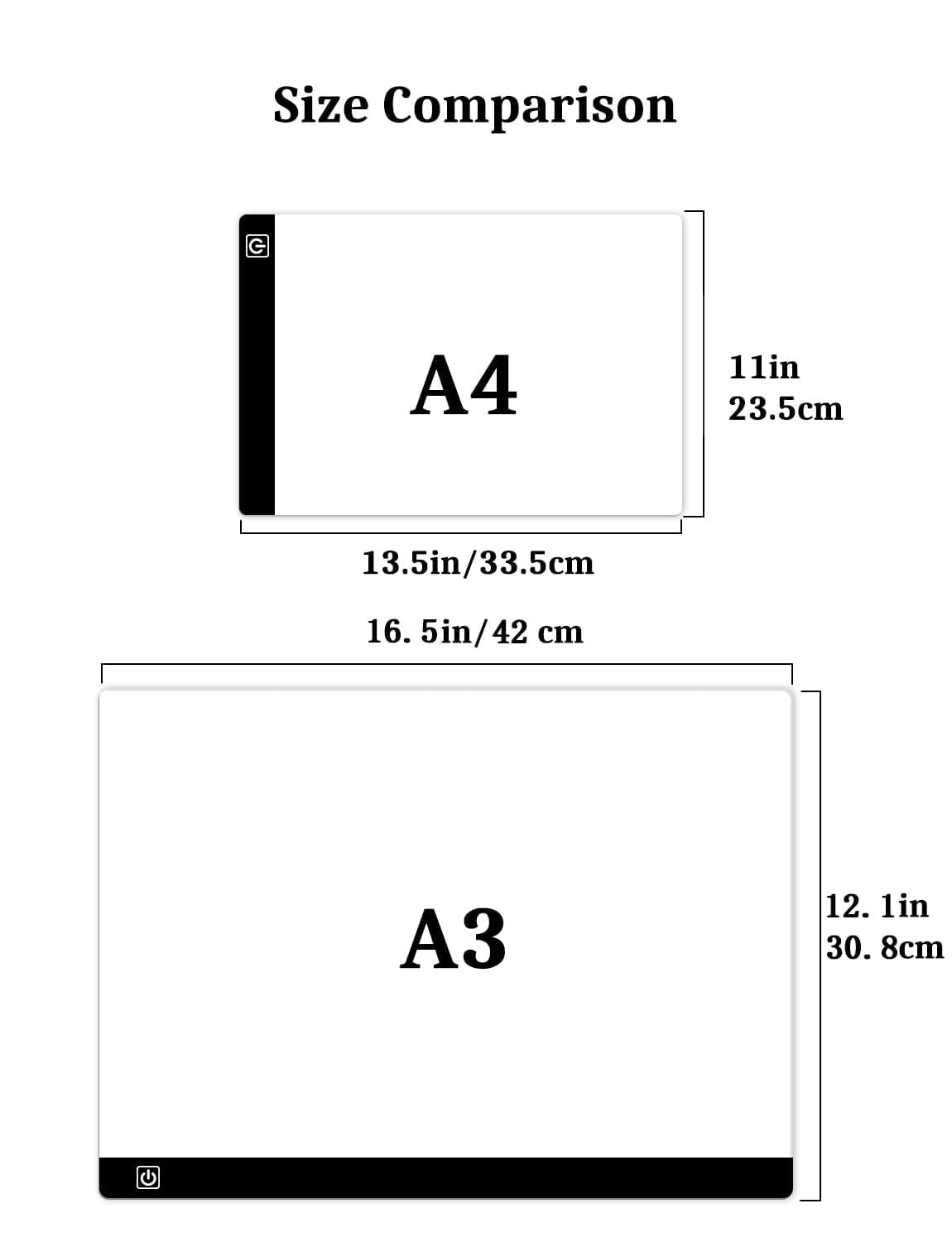 02-A3 Light Pad Kit A3 LED Art Craft Tracing Board with Accessories