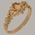 thumbnail image 2 of LBG British Made 10k Rose Gold Natural Citrine Womens Statement Ring - 33 size options - Size 6.75, 2 of 9