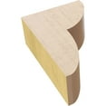 thumbnail image 6 of 2"W x 4"D x 6"H Classic Crestline Rough Cedar Woodgrain TimberThane Corbel, Primed Tan, 6 of 6