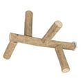 thumbnail image 2 of Wood Pet Parrot Perch Activity Standing Branches Toy Biting Playing Supply, 2 of 8