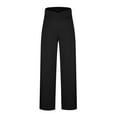 thumbnail image 7 of biudgviw Yoga Pants for Women Crossover Pull on Comfortable Business Casual Work Pants with Pockets Stretch Jogger Workout Bottoms, 7 of 7