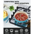thumbnail image 2 of Cook N Home Pots and Pans Set Nonstick, 10 Piece Ceramic Kitchen Cookware Sets, Nonstick Cooking Set with Saucepans, Frying Pans, Dutch Oven Pot with Lids, Turquoise, 2 of 7